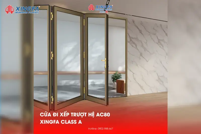 cách làm cửa nhôm xingfa 4 cánh