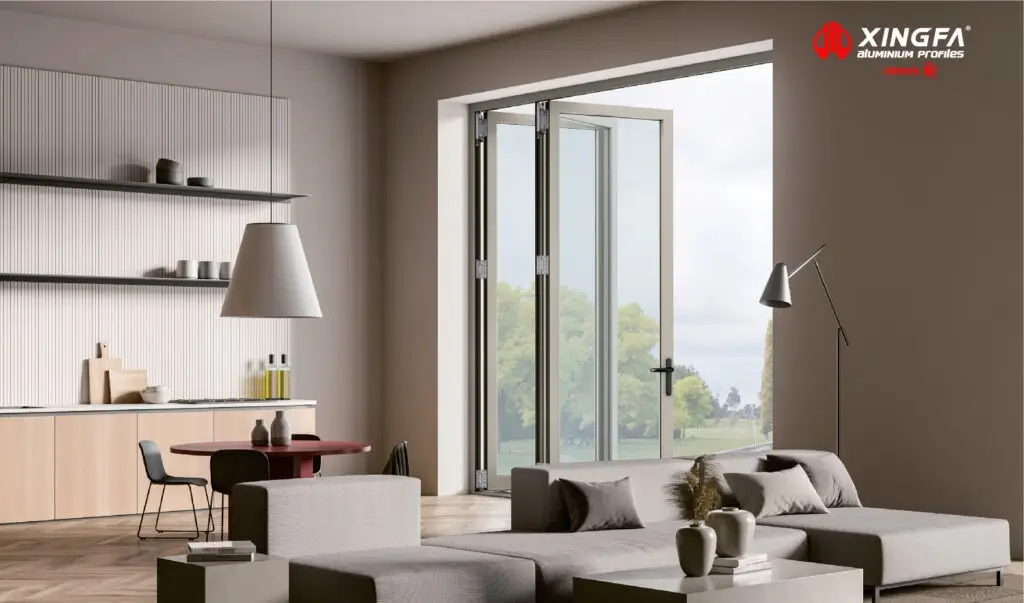 Cửa nhôm CLASS A HỆ AC80 – CỬA ĐI XẾP TRƯỢT