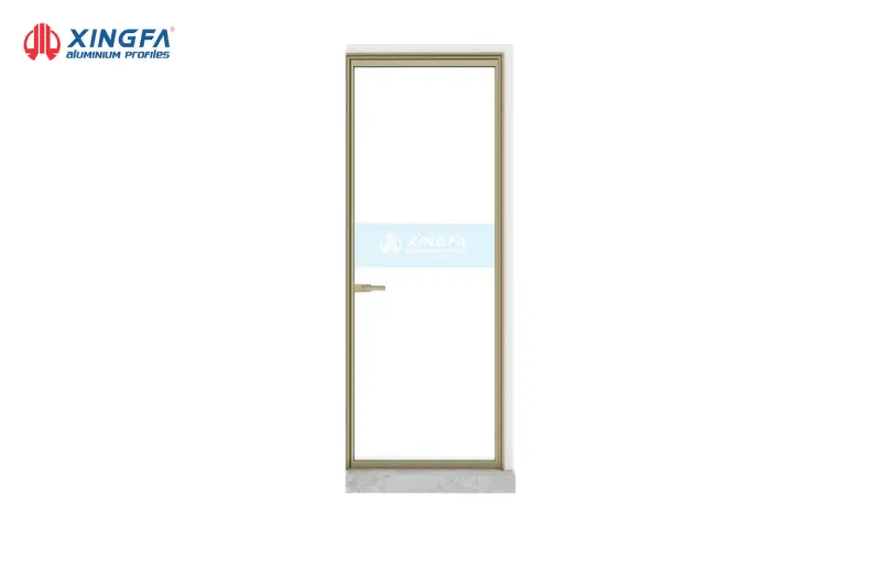 Cửa đi mở quay 1 cánh sử dụng profile Xingfa hệ Slim System