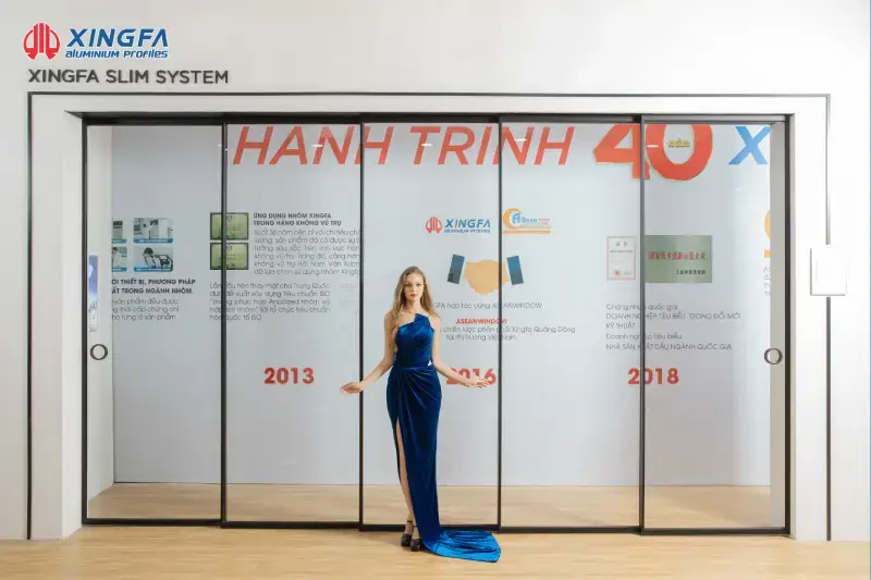 Cửa nhôm Xingfa 4 cánh