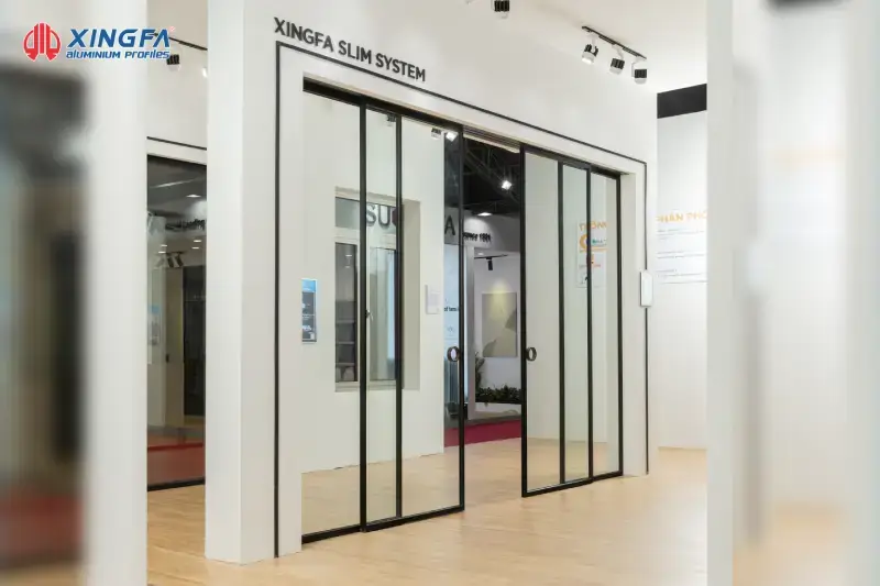 Mẫu cửa nhôm Xingfa 2 cánh