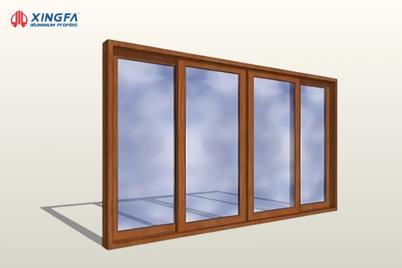 Cửa Sổ 4 Cánh Gỗ