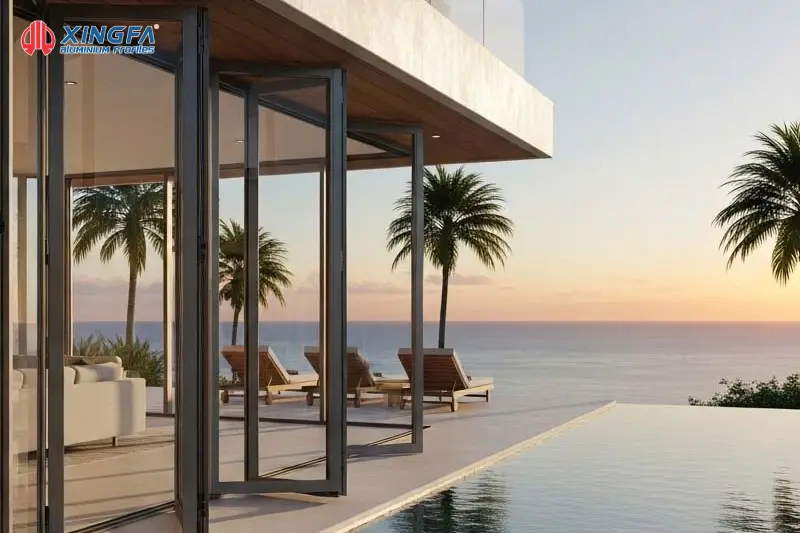 Nhôm Xingfa Class A là gì? Công nghệ Anodized-ED đỉnh cao 3 Lựa chọn nhôm xingfa class A cho biệt thử ven biển