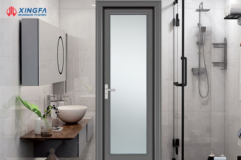 Cách trừ cửa đi 1 cánh hệ 55