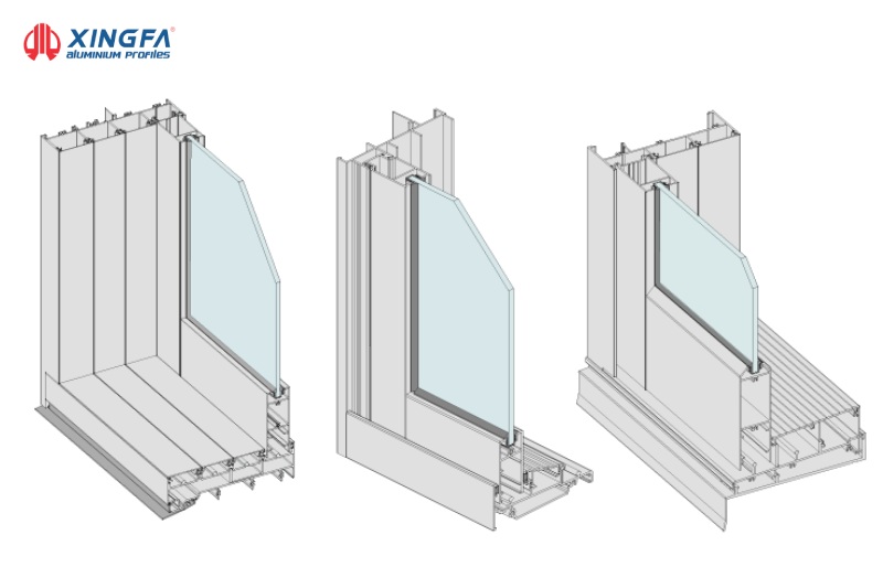cách trừ cửa lùa 2 cánh hệ 55