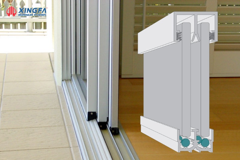 Cách trừ cửa lùa hệ 55