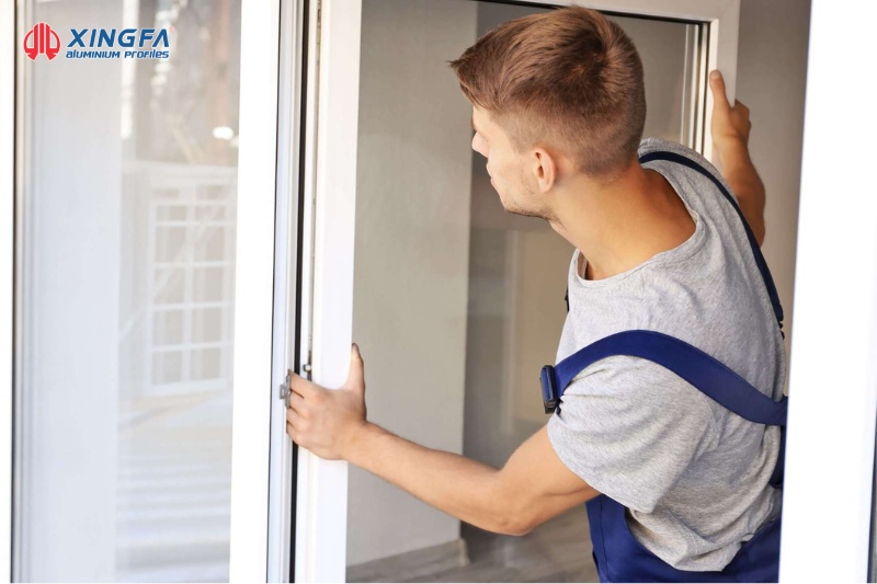 Cửa nhôm xếp trượt