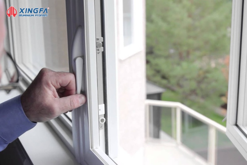 cửa sổ lùa 2 cánh hệ 55