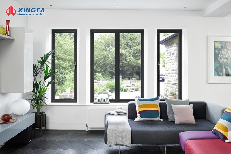 Cửa sổ lùa 2 cánh nhôm Xingfa