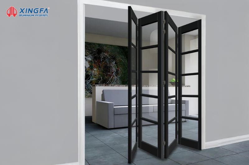cửa xếp 4 cánh