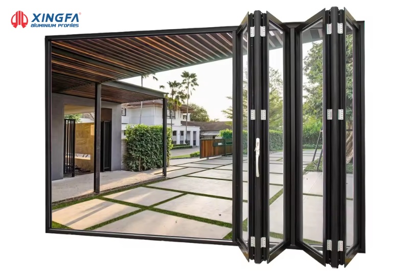 Cửa xếp trượt 4 cánh