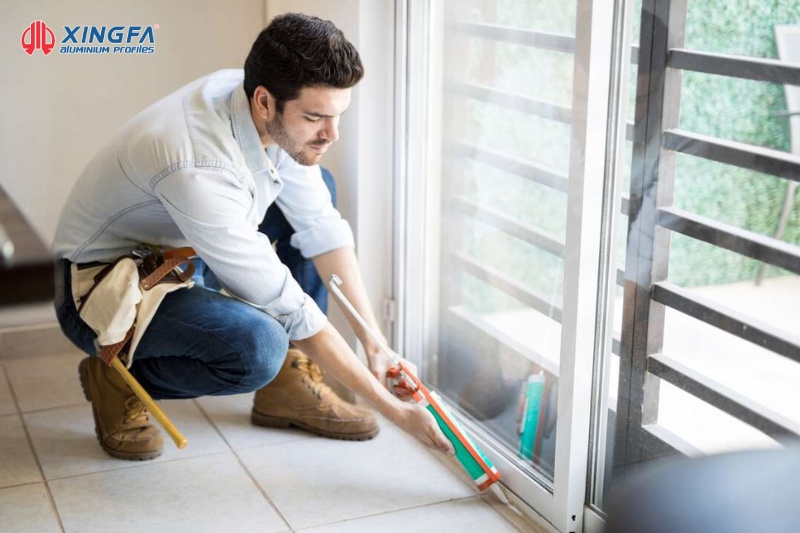 Cửa xếp trượt Xingfa