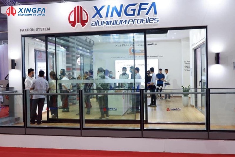Mẫu cửa nhôm 2 cánh hệ 55