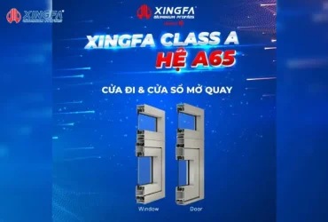 Cửa nhôm Xingfa màu xám ghi – Đẳng cấp bền vững cho kiến trúc