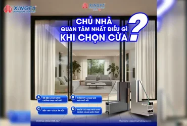 Cửa nhôm Xingfa chính hãng – Cách nhận biết và báo giá 2026