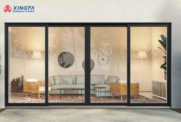 Cửa đi lùa 4 cánh Xingfa hệ 55: Giải pháp mở rộng tầm nhìn tối đa