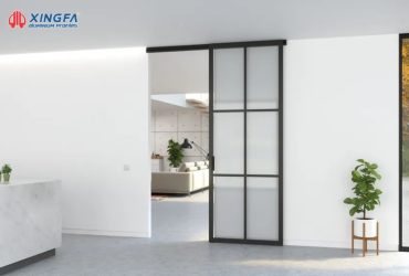 Cửa lùa 1 cánh hệ 55: Giải pháp tối ưu diện tích cho nhà phố
