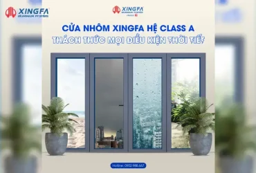 Cửa nhôm Xingfa 2 cánh: Mẫu đẹp, Kích thước chuẩn phong thủy 2026