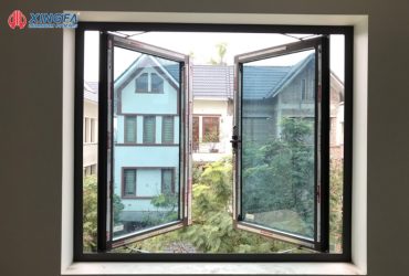 Mẫu cửa nhôm 2 cánh hệ 55 đẹp & báo giá Xingfa chính hãng